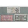 Image 2 : 3 Different Early Belgium Paper Currency