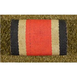 NAZI IRON CROSS RIBBON BAR WOOD CENTER-NO PIN