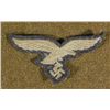 Image 1 : EARLY NAZI LUFTWAFFE EMBROIDERED EAGLE-ORIGINAL