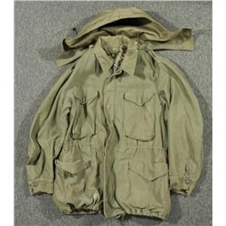 WWII U.S.M-1943 FIELD JACKET & HOOD-OD WINTER WGT