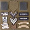 Image 2 : 14 BRITISH MILITARY PATCHES-CHEVRONS, REGIMENTAL