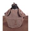 Image 1 : WWII METAL FIELD CANTEEN & OD CANVAS COVER