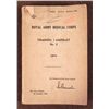 Image 1 : WWII 1944 ROYAL ARMY MEDICAL CORPS BOOK - ENGLAND