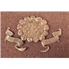 Image 1 : SPANISH-AMERICAN WAR BRASS INSIGNIA E PLU
