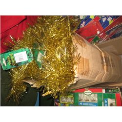 BOX NEW TINSEL GARLAND