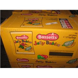 BASSETT JELLY BABIES - 12 PER BOX