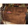 Image 1 : BROW SUEDE LOVE SEAT