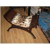 Image 1 : MAHOGANY CURVED BENCH