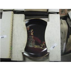 COLLECTOR PLATE W/PAPERS & BOX