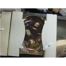 COLLECTOR PLATE W/PAPERS & BOX