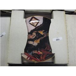 COLLECTOR PLATE W/PAPERS & BOX