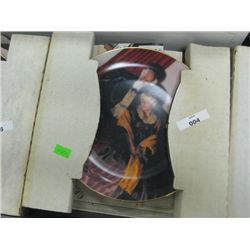 COLLECTOR PLATE W/PAPERS & BOX