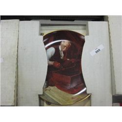 COLLECTOR PLATE W/PAPERS & BOX