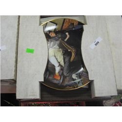 COLLECTOR PLATE W/PAPERS & BOX