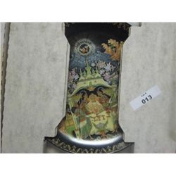 COLLECTOR PLATE W/PAPERS & BOX