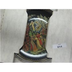 COLLECTOR PLATE W/PAPERS & BOX