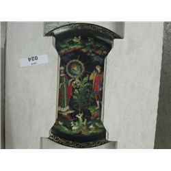 COLLECTOR PLATE W/PAPERS & BOX