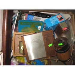 BOX OF STATIONARY ETC