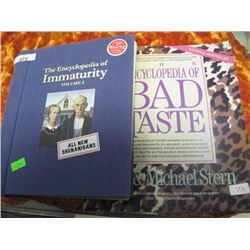 BOOK - 2 - ENCYCLOPEDIA IMMATURITY & BAD TASTE