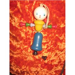 WOOD DOLL - ONE FOOT NEEDS ATTACHING