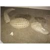 Image 1 : CONCRETE FIGURE - NEW - ALLIGATOR - 3 PC