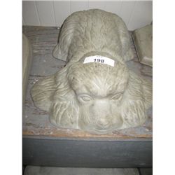 CONCRETE FIGURE - NEW - PUPPY