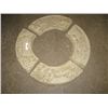 Image 1 : CONCRETE FIGURE - NEW - TREE RING - 4PC