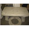 Image 1 : CONCRETE FIGURE - NEW - BENCH - LARGE - "ALL THING