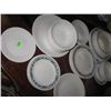 Image 2 : CORELLE DISHES - WHITE AND BLUE TRIMMED - APPROX 5