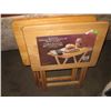 Image 1 : T.V. TABLES - 1 USED & 1 NEW