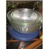 Image 1 : GLASS BOWL SET W/ LIDS - 3PC