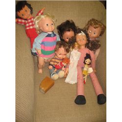 LOT OF OLD DOLLS