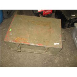 GREEN METAL BOX