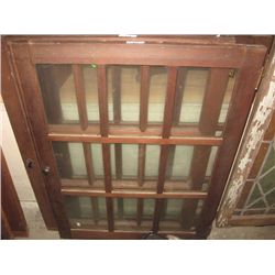 VINTAGE GLASS CABINET DOORS