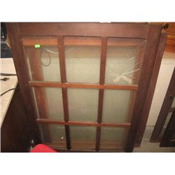 VINTAGE GLASS CABINET DOORS