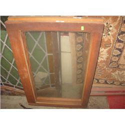 WOOD FRAMED WINDOW