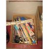 Image 1 : BOX OF KNITTING NEEDLES ETC