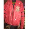 Image 1 : LEATHER JACKET - RED