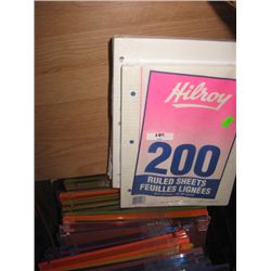 LOT OF NEW LINED PAPER