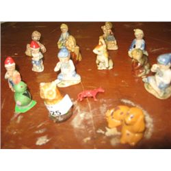 LOT OF FIGURINES - RED ROSE TEA & OTHERS