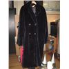 Image 1 : LONG BLACK/BLUE COAT - "APART" - FAUX FUR