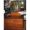 Image 1 : VINTAGE 3 DR DRESSER & MIRROR