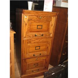 WOOD FILING CABINET - 3DR