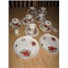 Image 1 : BONE CHINA -ROYAL ALBERT - POINSETTIA - 23 PC