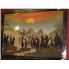 Image 1 : FRAMED PRINT "RUNNING HORSES