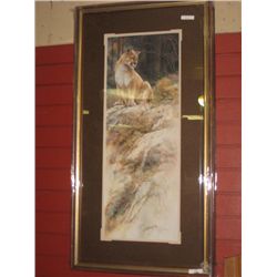 FRAMED L E PRINT  MOUNTAIN LION