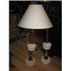 Image 1 : MILK GLASS LAMPS - 2 - ONLY 1 SHADE