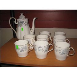 ROYAL ALBERT - SILVER MAPLE SERIES - COFFEE POT &