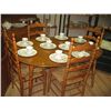 Image 1 : MAPLE TABLE & 4 CHAIRS - 1 LEAF