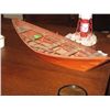 Image 1 : WOOD BOAT & OARS